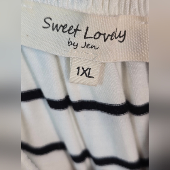 #0549 1X NEW SWEET LOVELY BY JEN Maxi Dress On or Off Shldr 26.5ptp 65Lng SOFT!# - Picture 3 of 16